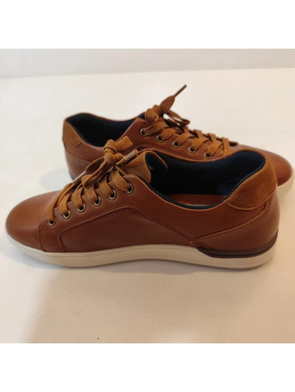 Bruno Marc Casual Dress Sneakers Men's Lace Up Shoes Brown Size 9